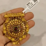 Gold Antique Mangalsutra Pendent Zms364