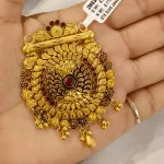 Gold Antique Mangalsutra Pendent Zms367