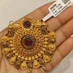 Gold Antique Mangalsutra Pendent Zms369