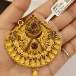 Gold Antique Mangalsutra Pendent Zms371