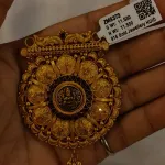 Gold Antique Mangalsutra Pendent Zms373