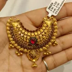 Gold Antique Mangalsutra Pendent Zms374