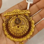 Gold Antique Mangalsutra Pendent Zms375