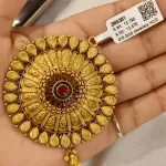 Gold Antique Mangalsutra Pendent Zms381