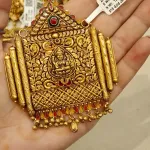 Gold Antique Mangalsutra Pendent Zms393