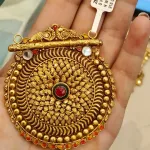 Gold Antique Mangalsutra Pendent Zms395