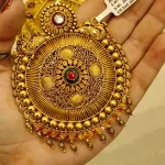 Gold Antique Mangalsutra Pendent Zms400