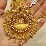 Gold Antique Mangalsutra Pendent Zms403