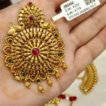 Gold Antique Mangalsutra Pendent Zms404