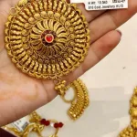 Gold Antique Mangalsutra Pendent Zms405