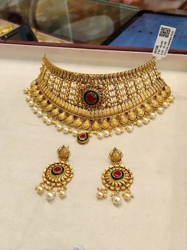 Gold Antique Set Zst235