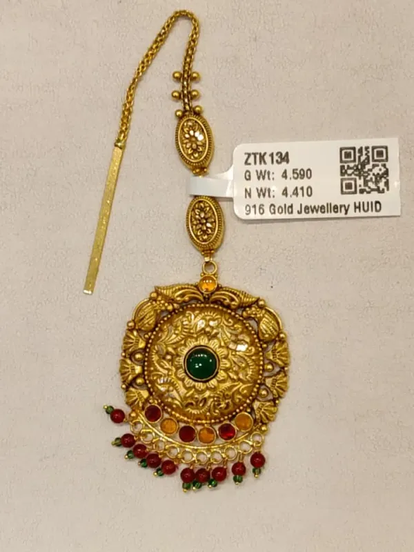 Gold Antique Tika Ztk134