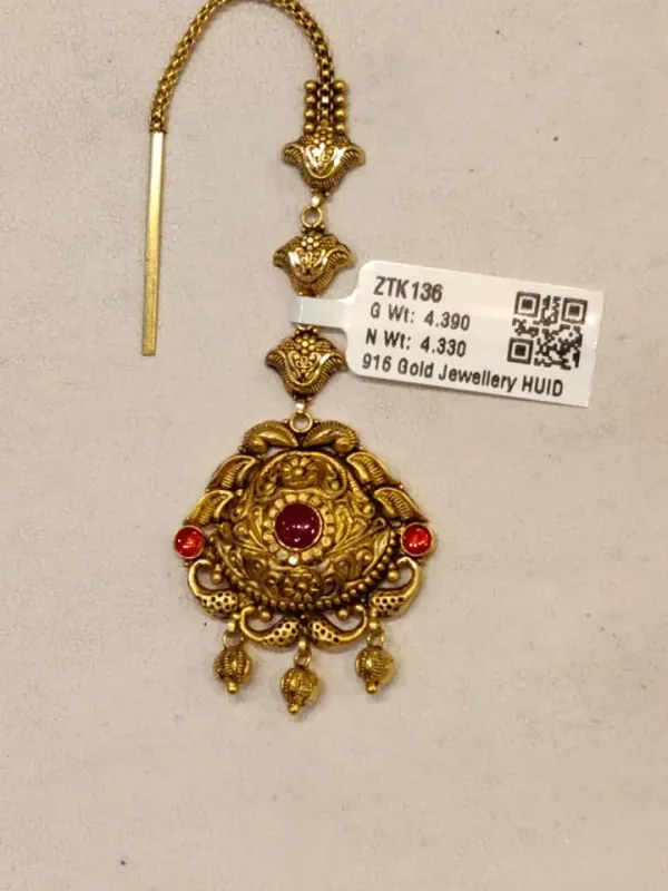 Gold Antique Tika Ztk136