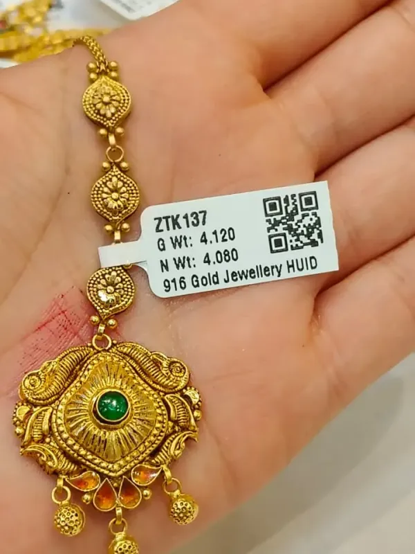 Gold Antique Tika Ztk137