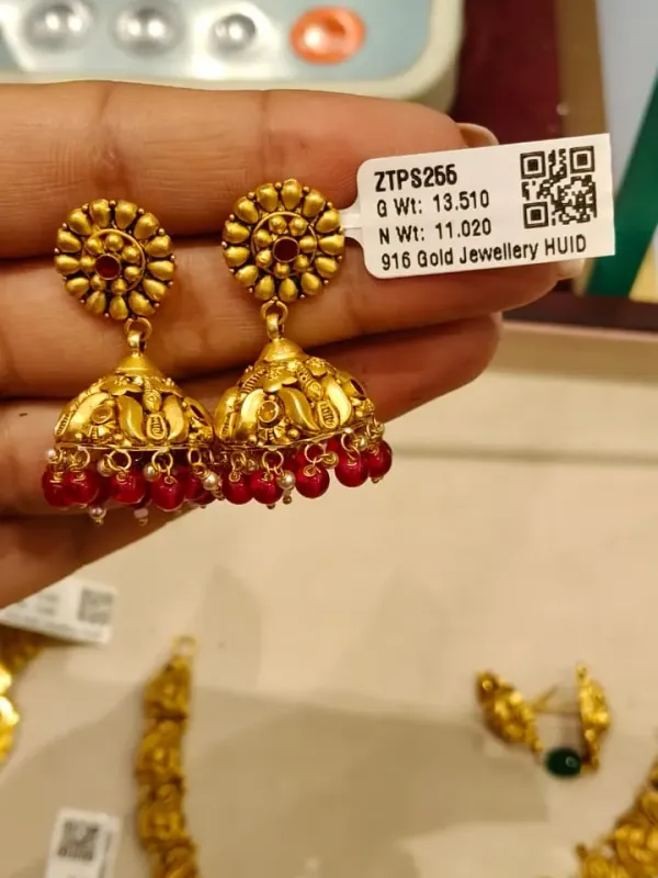 Antique Gold Earing Ztps255